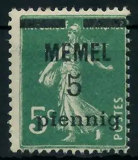 MEMEL 1920 Nr 18b postfrisch 887D3A