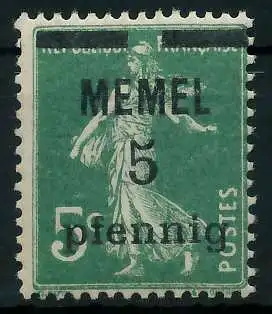 MEMEL 1920 Nr 18b postfrisch 887D3E