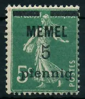 MEMEL 1920 Nr 18b postfrisch 887D4A