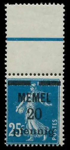 MEMEL 1920 Nr 20b postfrisch ORA 887D72