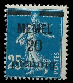 MEMEL 1920 Nr 20b postfrisch 887D9A