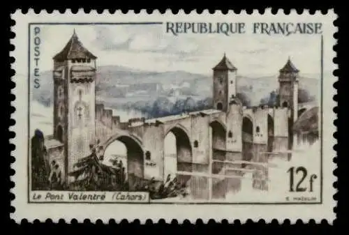 FRANKREICH 1955 Nr 1067 postfrisch S02737E