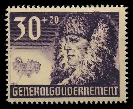 GENERALGOUVERNEMENT 1940 Nr 58 postfrisch 889ED2