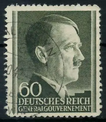 GENERALGOUVERNEMENT 1942 Nr 84A gestempelt 889EFA
