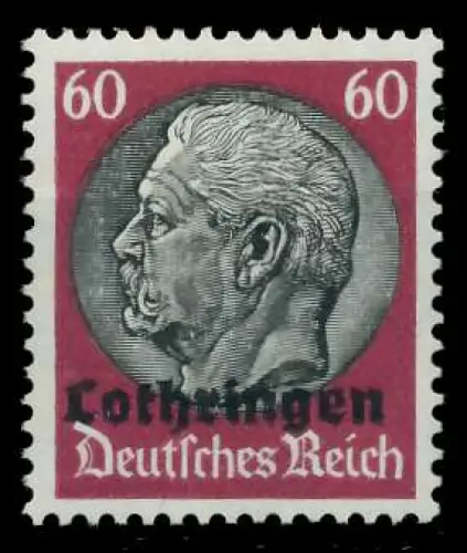 BES. 2WK LOTHRINGEN Nr 14 postfrisch 88A092