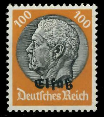 BES. 2WK ELSASS Nr 16 postfrisch 88A0BE