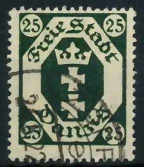 DANZIG 1921 Nr 77X gestempelt gepr. 88D23A