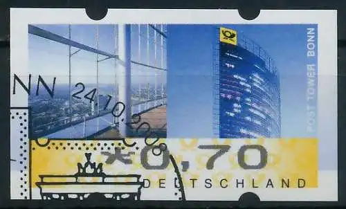 BRD ATM 2008 Nr 7-x-070 gestempelt 88D462