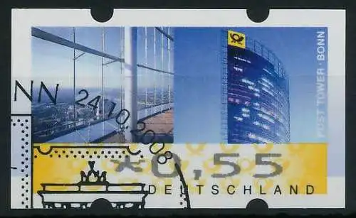 BRD ATM 2008 Nr 7-x-055 gestempelt 88D46E