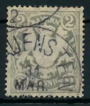 BAYERN WAPPEN-AUSGABE 1876-1911 Nr 65y gestempelt 89016A