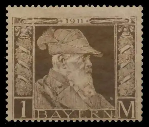 BAYERN LUITPOLD-AUSGABEN Nr 86I ungebraucht 8901A6