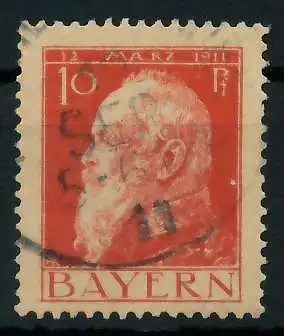BAYERN LUITPOLD-AUSGABEN Nr 78I gestempelt 890212