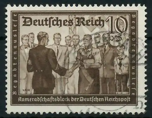 DEUTSCHES REICH 1939 Nr 707 zentrisch gestempelt 891F1E