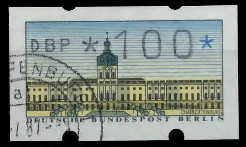 BERLIN ATM 1987 Nr 1-100 gestempelt 8940BE