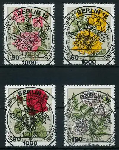 BERLIN 1982 Nr 680-683 ESST zentrisch gestempelt 8941EE