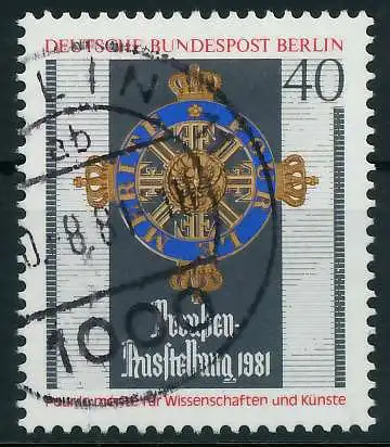 BERLIN 1981 Nr 648 gestempelt 894266