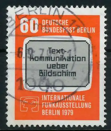 BERLIN 1979 Nr 600 gestempelt 8942C6