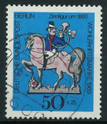 BERLIN 1969 Nr 351 gestempelt 8943E2