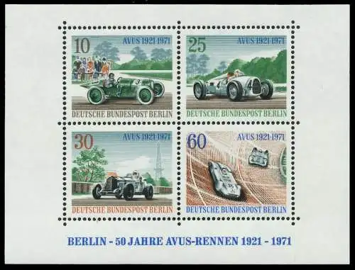 BERLIN BLOCK KLEINBOGEN Block 3 postfrisch S88B44E