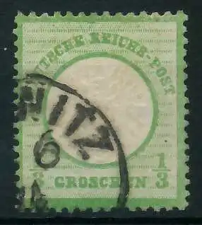 DEUTSCHES REICH 1872 74 BRUSTSCHILDE Nr 17a gestempelt g 895EBA