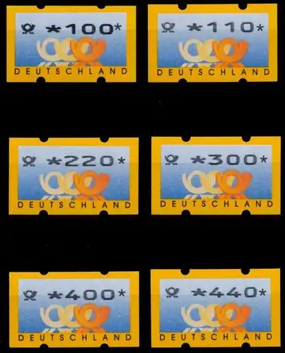 BRD ATM 1999 Nr 3-2-VS1 postfrisch S88B80A