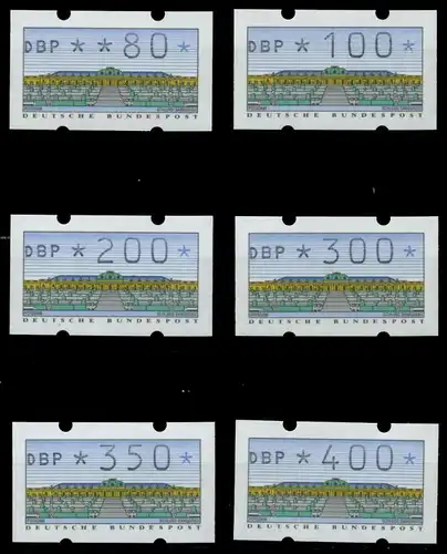 BRD ATM 1993 Nr 2-1.1-VS1 postfrisch 89612A