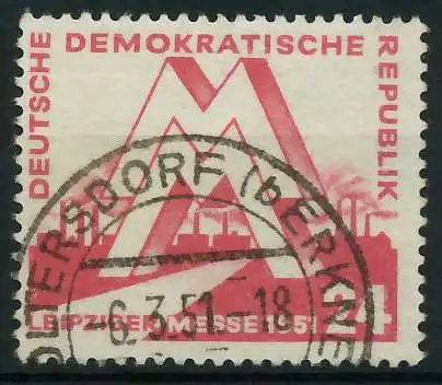 DDR 1951 Nr 282 gestempelt 896232