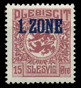 ABSTGEB SCHLESWIG Nr 19a postfrisch 8963EA