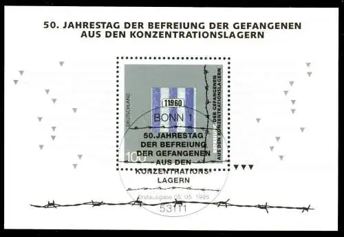 BRD BUND BLOCK KLEINBOGEN 1995 Block 32-ESST-BO S8A247A