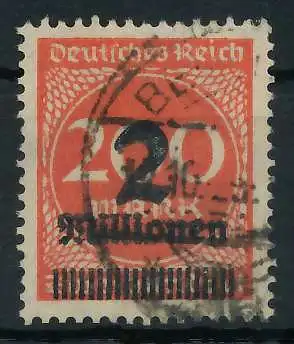 DEUTSCHES REICH 1923 HOCHINFLA Nr 309AWb gestempelt gepr 8991AA