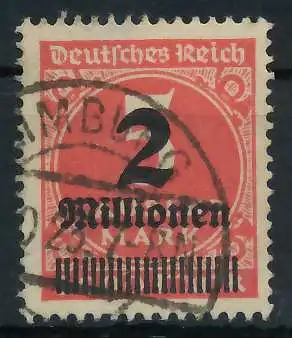 DEUTSCHES REICH 1923 HOCHINFLA Nr 312Aa gestempelt gepr. 8991B6