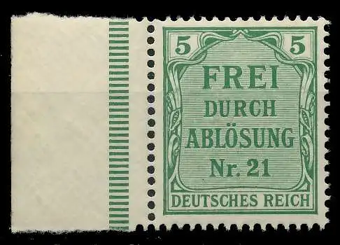 DEUTSCHES REICH DIENSTMARKEN 1903 05 Nr 3 postfrisch SR 89C47E