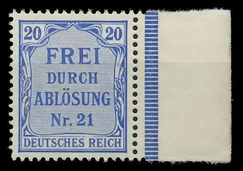 DEUTSCHES REICH DIENSTMARKEN 1903 05 Nr 5 postfrisch SR 89C486