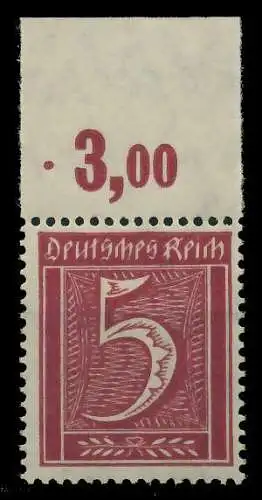 DEUTSCHES REICH 1921 INFLATION Nr 158 P OR postfrisch O 89C4BE