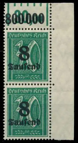 DEUTSCHES REICH 1923 HOCHINFLA Nr 278X postfrisch SENKR 89C51A