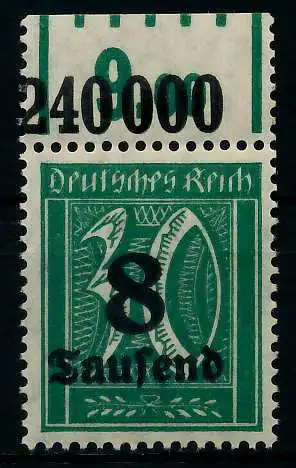 DEUTSCHES REICH 1923 HOCHINFLA Nr 278XP OR postfrisch O 89C54E