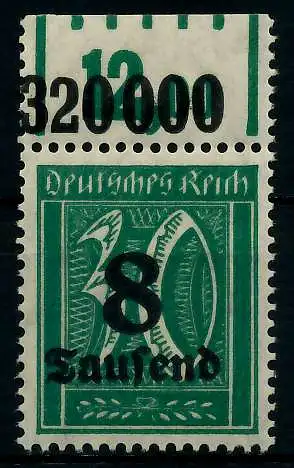 DEUTSCHES REICH 1923 HOCHINFLA Nr 278XP OR postfrisch O 89C552