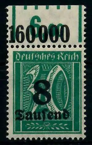 DEUTSCHES REICH 1923 HOCHINFLA Nr 278XP OR postfrisch O 89C556