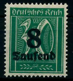 DEUTSCHES REICH 1923 HOCHINFLA Nr 278X postfrisch 89C56A