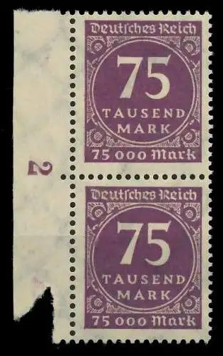 DEUTSCHES REICH 1923 INFLATION Nr 276 postfrisch SENKR 89C582