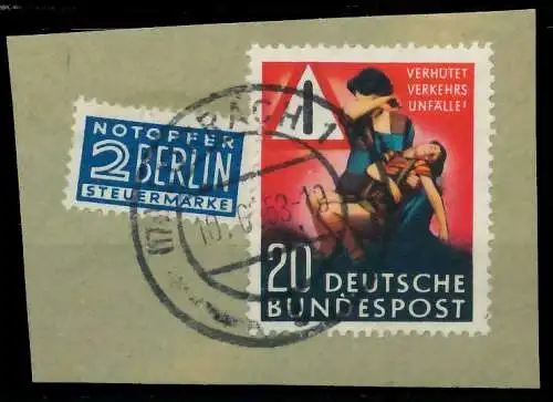 BRD 1953 Nr 162 zentrisch gestempelt Briefst³ck 89C5C2