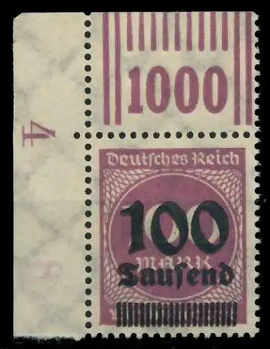 DEUTSCHES REICH 1923 INFLA Nr 289b OPD L a W OR 89C696