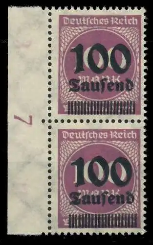DEUTSCHES REICH 1923 HOCHINFLA Nr 289b postfrisch SENKR 89C6A6