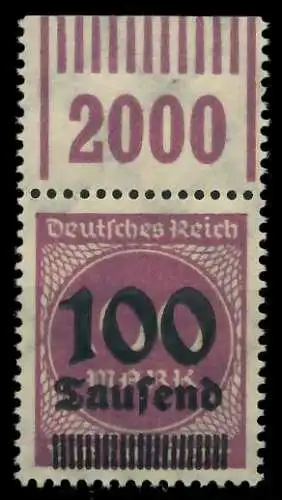 DEUTSCHES REICH 1923 INFLA Nr 289b OPD L a W OR 89C6AE