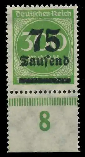 DEUTSCHES REICH 1923 HOCHINFLA Nr 286 postfrisch URA 89C6BA