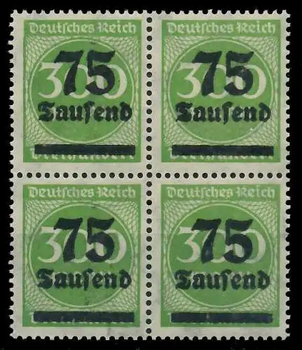 DEUTSCHES REICH 1923 HOCHINFLA Nr 286 postfrisch VIERER 89C6C6