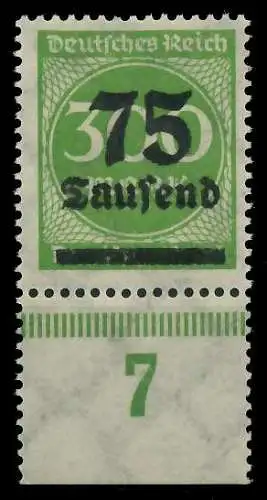 DEUTSCHES REICH 1923 HOCHINFLA Nr 286 postfrisch URA 89C6CA