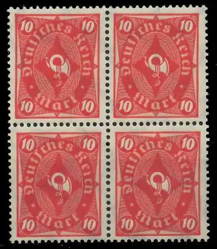 DEUTSCHES REICH 1922 INFLATION Nr 206 postfrisch VIERER 89C736