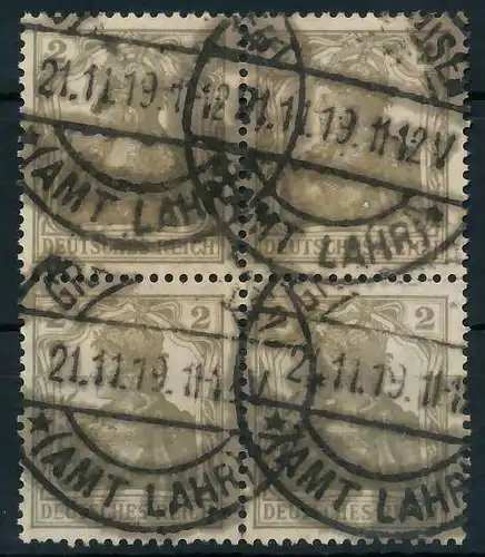 DEUTSCHES REICH 1900 18 GERMANIA Nr 102 gestempelt VIERE 89C74E