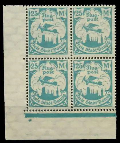 DANZIG 1923 Nr 133Y postfrisch ECKE-ULI 89C8D6